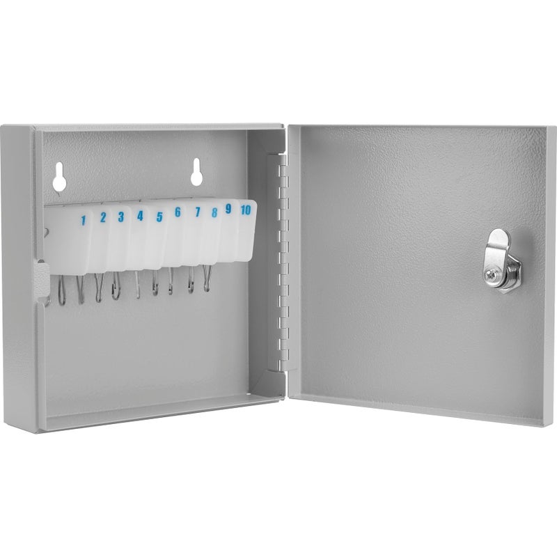 Barska Key Lock Key Cabinet Lock Box with Numbered Hooks and Tags - 10 POSITION - WHITE TAGS - Image 1